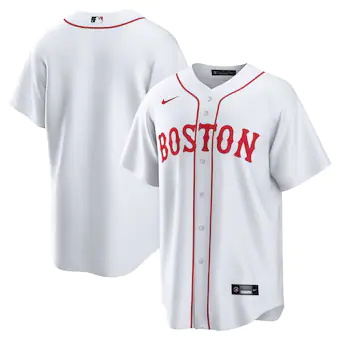 mens nike white boston red sox alternate replica team jerse